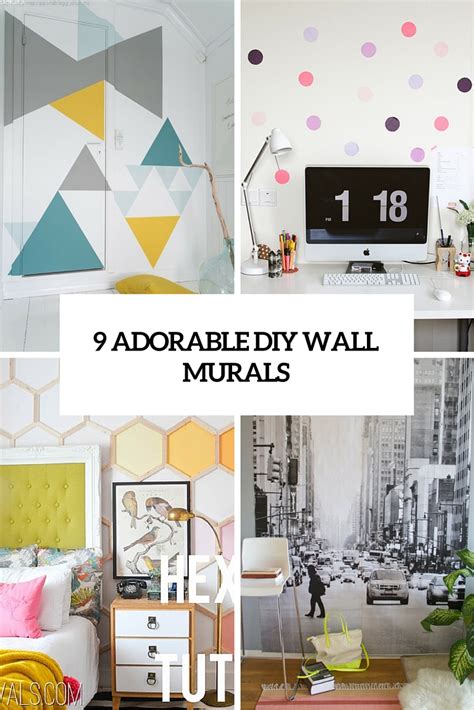 9 Adorable And Easy-To-Make DIY Wall Murals - Shelterness