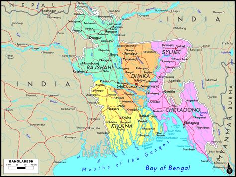 Bangladesh Maps | Printable Maps of Bangladesh for Download