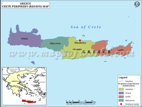 Crete Map | Crete Greece Map