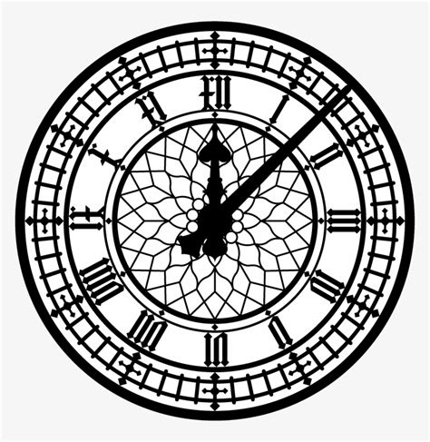 Big Ben Clock Face Drawing