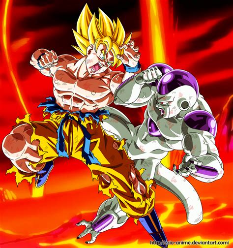 Goku Vs Frieza by Ezio-anime on DeviantArt