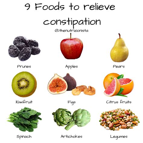 9 Foods to relieve constipation