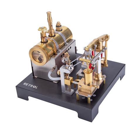 Buy Full Metal Beam Steam Engine Model, RETROL Metal Engine Horizontal Boiler Steam Engine Kit ...