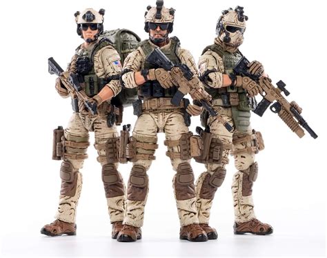 Amazon.com: JoyToy 1/18 Action Figures 4-Inch U.S, Army Soldier Figure PVC Military Model ...