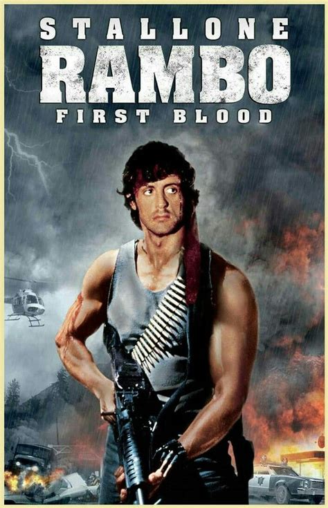 RAMBO FIRST BLOOD First Blood, Action Movie Poster, Movie Poster Art, Action Movies, Thriller ...