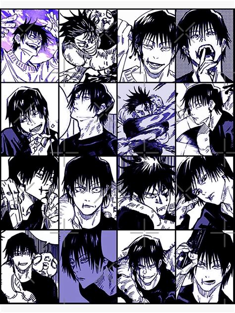 "Toji Fushiguro jujutsu kaisen manga panels collage " Art Print for Sale by Angellinx3 | Redbubble