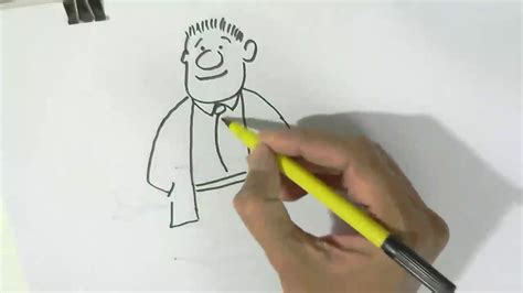 How To Draw A Man Easy Cartoon / How to draw iron man's helmet. - Draw-site