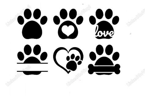 Design Free Dog Paw Print SVG Files - LinkedGo Vinyl