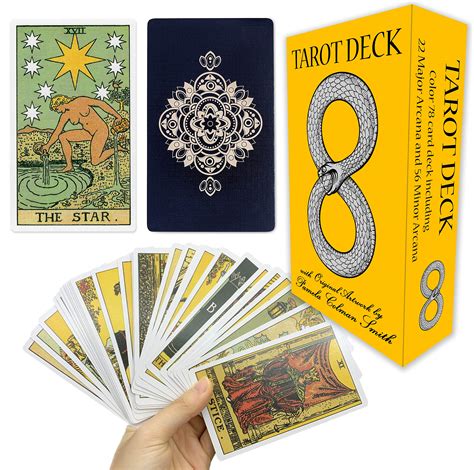 Buy Classic Tarot Cards Deck | Ideal Tarot Cards for Beginners | Tarot Cards with Online Guide ...