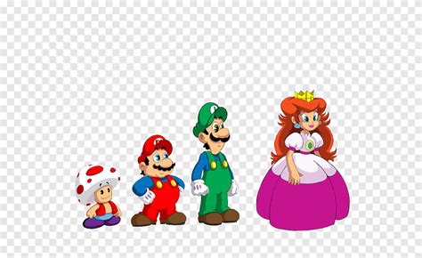 Mario And Luigi And Peach And Toad