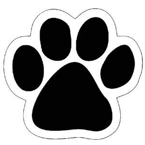 Paw Print Stencil Printable Free - ClipArt Best