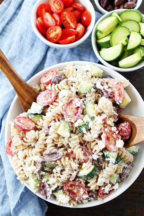 Our Most Shared Greek Yogurt Pasta Salad Ever – Easy Recipes To Make at Home