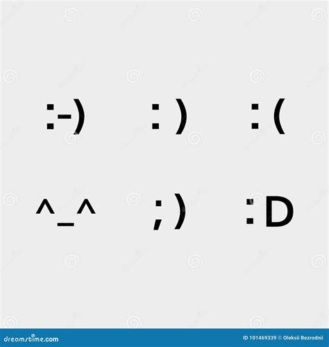 Font emoji icons stock vector. Illustration of humor - 101469339