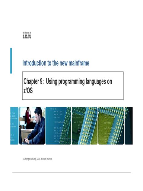 Programming Languages Mainframe IBM | Library (Computing) | Compiler