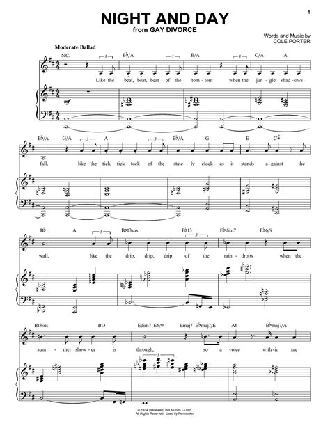 Night And Day | Sheet Music Direct