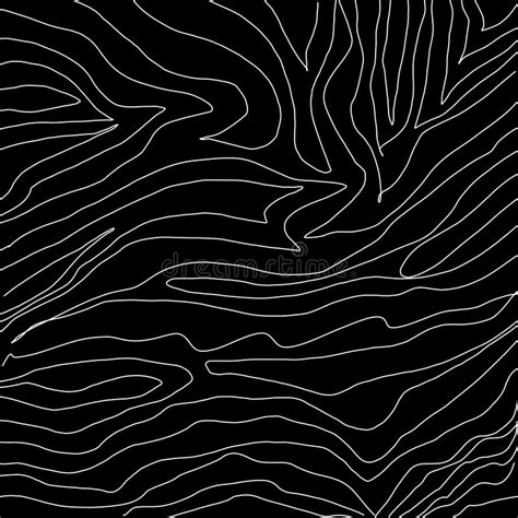 Abstract Black and White Wave Pattern As Illustration Background and ...