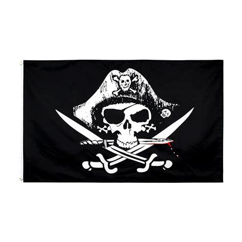 90x150cm Black Beard Blackbeard Edward Teach Pirat... – Grandado