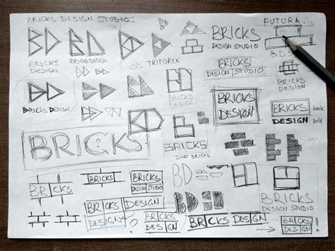 BRICKS DESIGN logotype on Behance