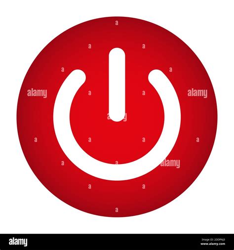 Power button icon. On Off symbol. Image isolated on white background. Flat style. Vector ...