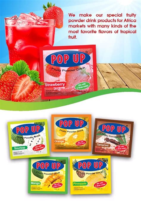 Pop Up Indonesia Pineapple Juice Instant Fruit Drink Juice Powder - Buy ...