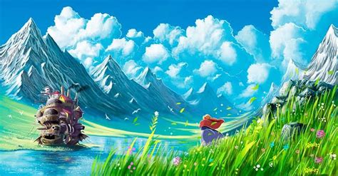 Scenery Studio Ghibli Wallpaper