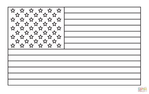 The US Flag coloring page | Free Printable Coloring Pages