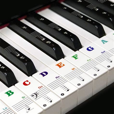 Buy Piano Keyboard Stickers for 49546188 Key - Piano Stickers,Keyboard ...