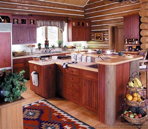 Log Home Kitchens - Pictures & Design Ideas