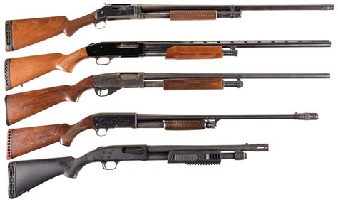 Five Slide Action Shotguns -A) Winchester Model 97 Shotgun | Rock Island Auction