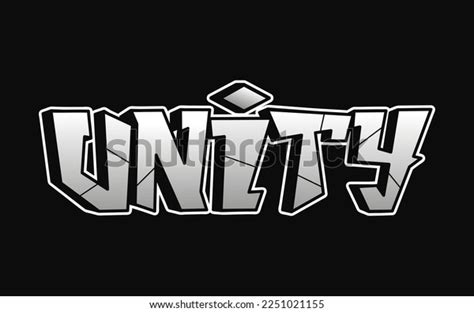 Unity Word Graffiti Style Lettersvector Hand Stock Vector (Royalty Free) 2251021155 | Shutterstock