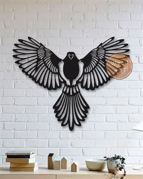 Laser Cut Wall Panel Bird DXF File | Vectors File