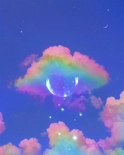 Pin by LIZARD on a e s t h e t i c v a p o r w a v e | Rainbow wallpaper iphone, Rainbow ...