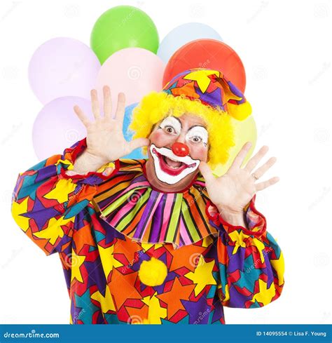 Funny Birthday Clown Stock Images - Image: 14095554