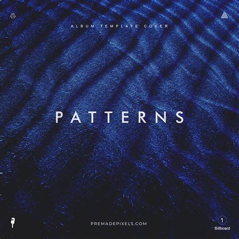 Patterns Album Cover Template - Photoshop PSD