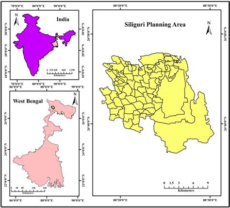 Siliguri Map In West Bengal - Las Vegas Zip Code Map