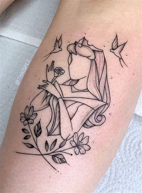 55 Disney Princess Tattoos That Honor Beauty And Strength