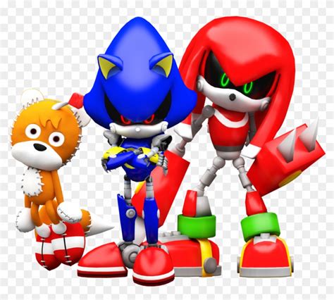 Sonic The Hedgehog Clipart Metal Knuckles - Team Metal Sonic, HD Png ...