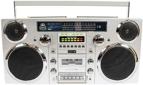 GPO Brooklyn Boombox: the 1980s CD and Cassette Player with Bluetooth Speaker - The Foyager