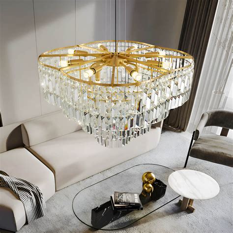 Modern Luxury Gold Crystal Chandelier | Sofary