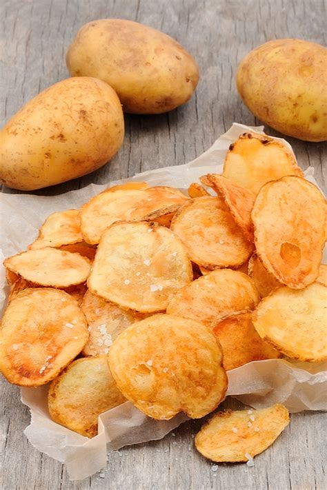 Air Fryer Potato Chips - A Healthy Snack Recipe Made In Minutes