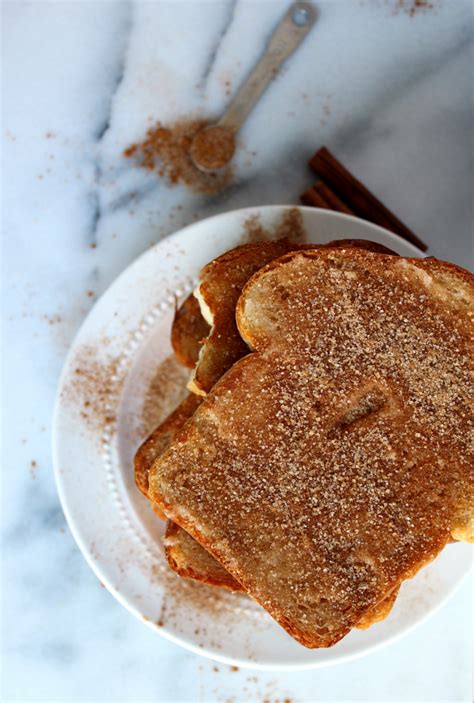 5 Minute Cinnamon Sugar Toast - Peach and the Cobbler - REAL food + Holistic Health + Self Love