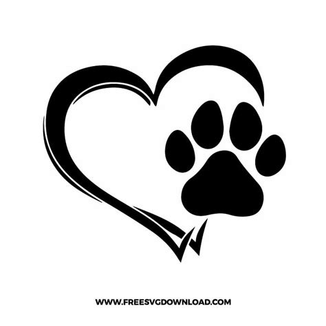 Dog Svg Paw Svg Paw Print Svg Dog Paw Svg Puppy Svg Puppy Love Sv ...