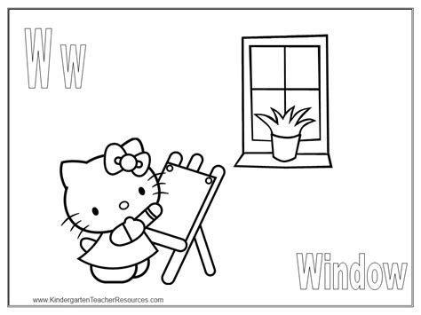 Free Hello Kitty Coloring Pages