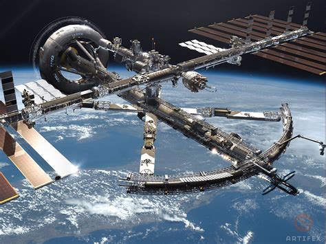 Future ISS Dock: International Space Station Extension