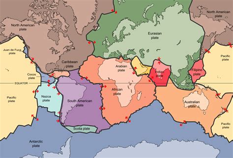 Tectonic plates : r/MapPorn