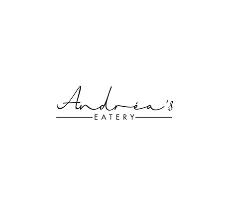 Serious, Personable, American Restaurant Logo Design for Andréa's ( In ...