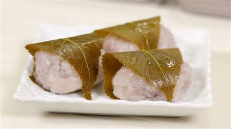 Sakura Mochi Recipe (Spring Dessert Wrapped with Pickled Sakura Leaf | Kansai-style) - Cooking ...