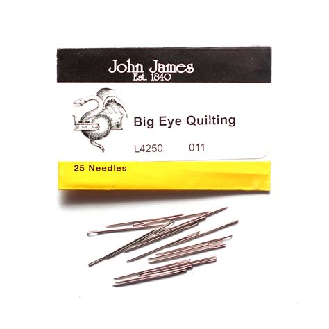 Bulk Loose Needles: Big Eye Quilting Needles