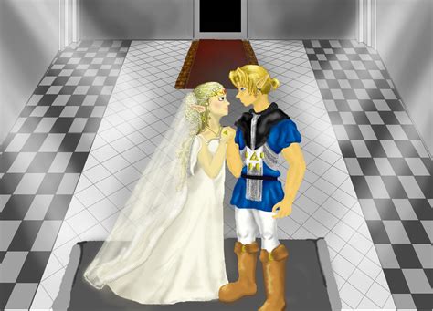 Link and Zelda: Temple Wedding by WishIWould on DeviantArt