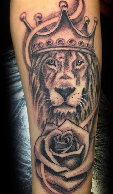 Lion Crown Tattoo - Gunzalez Ink Tattoo & Piercing Shop